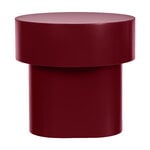 Hem Tavolino Stump, 50 cm, rosso vinaccia