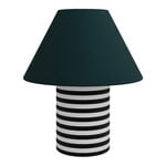 Hem Toto table lamp, large, pine - black and white stripe