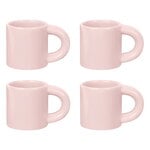 Bronto espresso cup, 4 pcs, pink