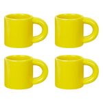 Cups & mugs, Bronto espresso cup, 4 pcs, yellow, Yellow