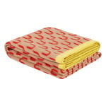 Arch throw, 130 x 180 cm, red - beige - yellow
