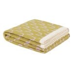 Blankets, Arch throw, 130 x 180 cm, pistachio - lilac - cream, Multicolour