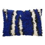 Decorative cushions, Monster cushion, 40 x 60 cm, ultramarine blue - off-white, Blue