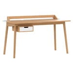 Honore desk, oak - white