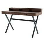 Desks, Hyppolite desk, walnut - slate grey, Gray