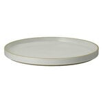 Hasami Porcelain Assiette, 255 mm, gris brillant