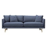 Sofas, Calmo sofa 95, 2-seater, lacquered oak - Sunniva 783, Gray