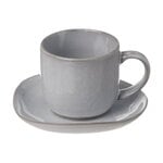 Dishware, Svelte coffee cup and plate, 2,5 dl, stone, Gray