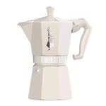 Coffee pots & teapots, Moka Exclusive espresso maker, 6 cups, cream, White