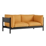 HAY Arbour Eco 2-seater sofa, Vidar 472 - black beech