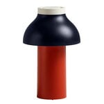 PC Portable table lamp, dusty red