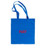 HAY Blue tote bag, red logo
