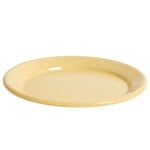 HAY Enamel dinner plate, 25,5 cm, dust - light yellow