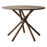 Ruokapöydät, Hector ruokapöytä, 105 cm, tumma tammi, Ruskea