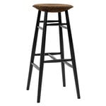 Hem Drifted bar stool, 75 cm, dark cork - black