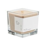 Scented candles, Veggie wax candle square, smoke sauna, White