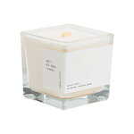 Veggie wax candle square, spruce resin