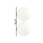 Pendant lamps, IC C/W2 Double wall/ceiling lamp, chrome, Silver