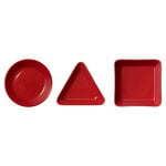 Serveringsfat, Teema miniserveringsset 3 delar, röd, Röd