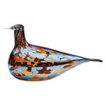 Art glass, Birds by Toikka Pekkasiini, brown, Brown