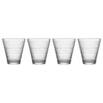 Trinkgläser und Wassergläser, Kastehelmi Trinkglas, 300 ml, 4 Stück, klar, Transparent