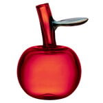 Glass objects, Apple Bottle, cranberry, Red