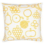 Cushion covers, OTC Frutta cushion cover, 47 x 47 cm, yellow, White