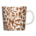 Tasses et mugs, Mug OTC Cheetah, 0,4 L, marron, Blanc