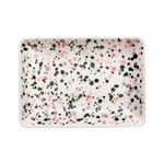 Plates, OTC Helle A6 plate, 10 x 15 cm, pink - green, Multicolour