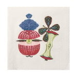 Tovaglioli, Tovagliolo di carta Taika Sato, 33 cm, rosso, Bianco