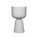 Iittala Nappula plant pot, S high, pale grey