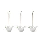 Iittala Mini glass bird, 3 pcs, white