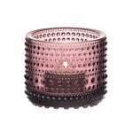 Kynttilälyhdyt, Kastehelmi kynttilälyhty 64 mm, kanerva, Vaaleanpunainen