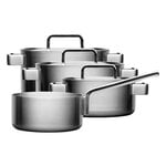 Pots & saucepans, Tools 4-set, 2L + 2L + 3L + 4L, Silver