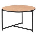 Coffee tables, Pilleri coffee table, 60 cm, black - oak, Black