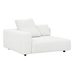 Sofas, Toast sofa module w/ armrest, 135 x 135 cm, Arc 80 white, White