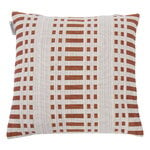 Cushion covers, Nereus cushion cover, 40 x 40 cm, brick reverse, White
