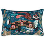 Cushion covers, Running Hare cushion cover, linen-cotton, Multicolour