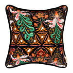 Cushion covers, Moonflower cushion cover, 50 x 50 cm, velvet, Brown