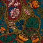 Carta da parati, Carta da parati Artemisia Absinthium, patinata opaca, Multicolore