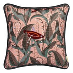 Lily of the Valley cushion cover, 50 x 50 cm, velvet, mauve