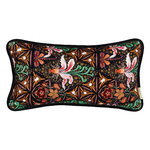Cushion covers, Moonflower cushion cover, 30 x 55 cm, velvet, Brown
