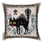 Cushion covers, Scary Cat cushion cover, 50 x 50 cm, velvet, Grey