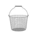 Metal baskets, Bucket 16 wire basket, acid proof stainless steel, Silver