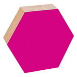 Kotonadesign Noteboard hexagon, 26 cm, magenta