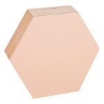 Memory boards, Noteboard hexagon, 26 cm, powder, Pink