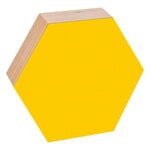 Memory boards, Noteboard hexagon, 26 cm, yellow, Yellow