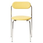 Lepo Product Sedia Moderno, cromo – pelle gialla