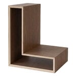 Maze L-shelf, walnut