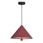 Pendant lamps, Cherry LED pendant, large, brown red, Brown